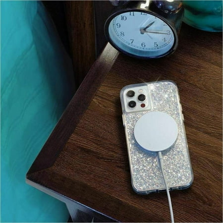 Case-Mate - Twinkle Hardshell Case w/ MagSafe w/ Antimicrobial for iPhone 13 Pro - Stardust