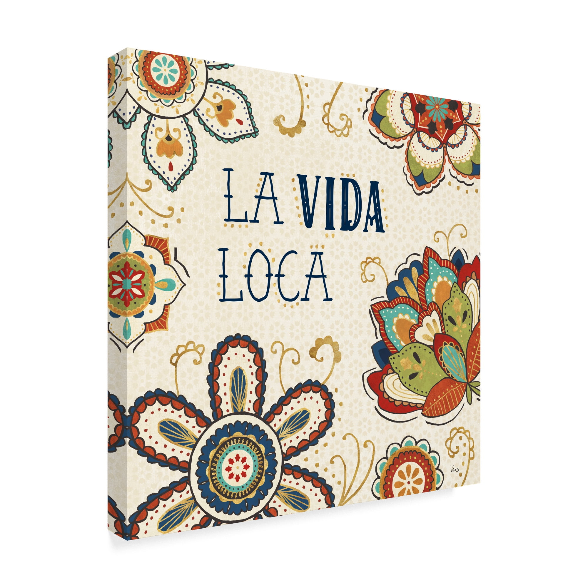 Trademark Fine Art 'La Vida Loca II' Canvas Art by Veronique Charron