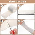 thumbnail image 5 of Cotton Stockinette Cast Sleeve with Elastic Roll Wrap for Support and Comfort, 5 of 5