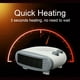 1800W Ventilateur Électrique Portable Chauffage de l'Air Chauffage de l'Espace Bureau à Domicile 3 Vitesses – image 4 sur 10