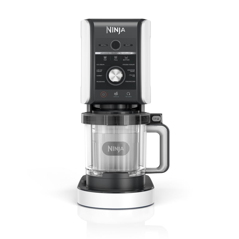 Ice Cream Maker with 9-in-1 Programs, Black and White photo 1