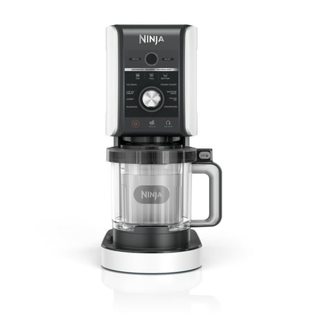 Ninja CREAMi Max Ice Cream Maker, Sorbet, Milkshakes, Frozen Yogurt, & More, 9 One-Touch Programs, (2) 24 Oz Family-Sized Tubs & Lids, NC550 Stone Silver