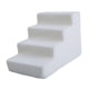 thumbnail image 5 of Escalera de alta densidad para mascotas, escalones equilibrados, antideslizante, rampa para gatos Blanco 4 Pasos, 5 of 9