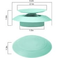 thumbnail image 6 of 5 Packs Sink Stopper Silicone Bathtub Stopper,Kitchen Sink Drain Strainer,Bathroom Drain Plug Drain Stopper,Shower Drain Sink Cover with Hair Strainer, Laundry Sink Drain Stopper (5 colors), 6 of 6