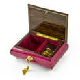 thumbnail image 2 of Artistic 30 Note Ornament Style Heart Outline Wood Inlay Musical Jewelry Box - You Raise Me Up, 2 of 2