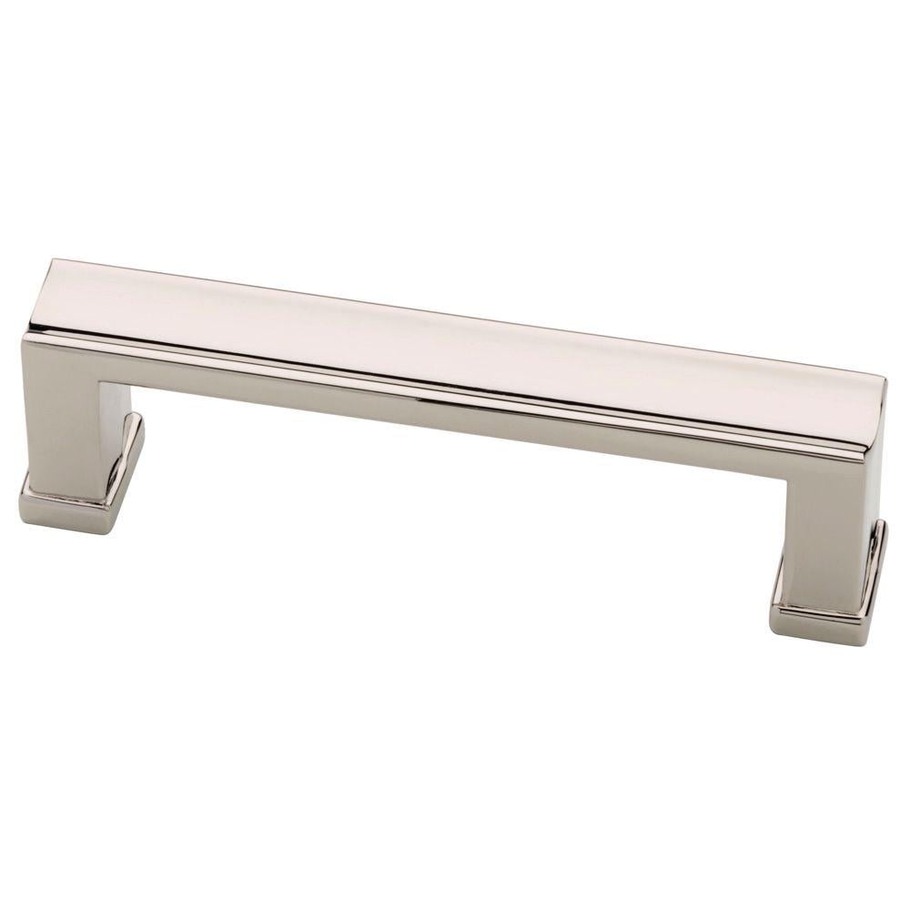 25 Pack Channel 3 In 76mm Polished Nickel Cabinet Pull