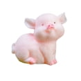 thumbnail image 2 of Joernso Desktop Resin Pig Model Figurine Sculpture DIY Craft Keychain Car Home Decor, 2 of 8