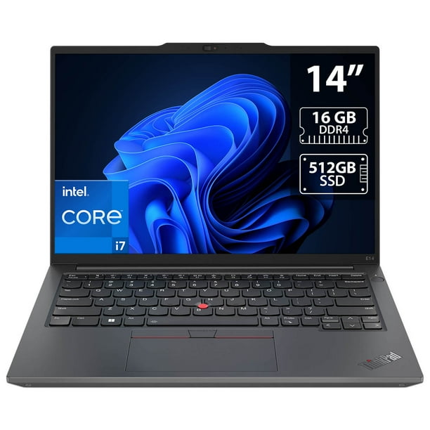 Laptop Lenovo ThinkPad E14 G5: Intel Core i7 1355U, RAM 16GB DDR4, SSD 512GB, Pantalla 14", Windows 11 Pro
