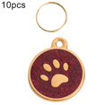 thumbnail image 2 of 10Pcs Pet Dog Cat ID Tag  Claw Engraved Collar Pendant Key Holder Bag Decor, 2 of 10