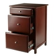 thumbnail image 2 of Winsome Delta Home Office File Cabinet, Walnut Finish, 2 of 6