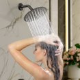 thumbnail image 4 of Juego de grifos de ducha Esnbia, kit de ducha con cabezal de lluvia de 20 cm, 4 of 7