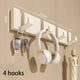 thumbnail image 5 of Gancho invisible para puerta de baño detrás del gancho para ropa plegable percha plegable para ropa, 5 of 9