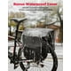 thumbnail image 3 of Alforjas para bicicleta KEMIMOTO 34L, impermeables y con funda para lluvia, color negro, 3 of 8
