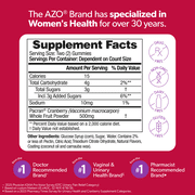 AZO Cranberry Urinary Tract Health Gummies Supplement, Helps Cleanse & Protect for Reduced UTIs, Berrylicious Flavor, 40 Count