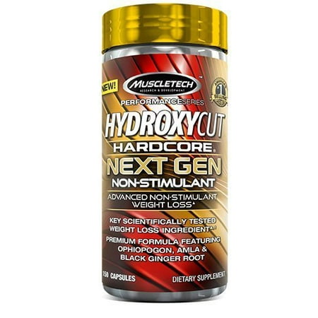 Hydroxycut Performance Series Non-Stimulant Weight Loss Supplement Capsules, 150