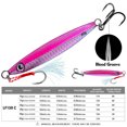 thumbnail image 2 of Señuelo para Pesca Vertical Metal Cebo Duro Artificial Curricán Jigging Trucha () Rosa, 2 of 3