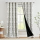 thumbnail image 1 of Cortinas Blackout JINCHAN Medallón Damasco Gris 244 cm para Dormitorio, 1 of 9