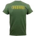 thumbnail image 2 of The Pixies Men's Lightning P T-Shirt Army Green XL, 2 of 2