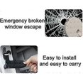 thumbnail image 4 of Jinyi Car -functal Latch Door Step, Foldable Car Roof Rack Step U Sd Hook Pedal Foot Pegs, Glass Breaker Safety, 4 of 5