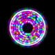 thumbnail image 2 of Serie Navideña Decorativa Luz Led Multicolor Importadora La Merced  700 Focos 8 Funciones Cable Transparente 31 m, 2 of 4