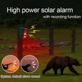 thumbnail image 3 of Alarma de Sensor de Movimiento Solar Al Aire Libre con Control Remoto, Alarma de Luz de Sonido de 130Db de Alarma de Seguridad de Alarma de Sonido de Sirena, 3 of 5