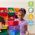 thumbnail image 5 of ECR4Kids SoftZone Stack-A-Brick Foam Blocks, Beginner Playset, Assorted, 24-Piece, 5 of 9