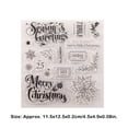 thumbnail image 4 of ZLight Christmas Celebration Transparent Seals Festive Stationery Scrapbooking Accessory Card Adorable Stamps Decorations As Shown 1Set, 4 of 6