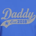 thumbnail image 3 of CafePress - Daddy Est. 2018 Dark T Shirt - Men's Classic Graphic Cotton T-Shirt, 3 of 4