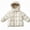 Beige, variant on DJDLJWCJ Girls Down Puffer Jacket Winter Warm Hooded Coat Solid Color Thickened Full Zip Coats Purple Size 3T
