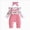 A320-Pink, variant on Toddler Baby Girl Fall Clothes Long Sleeve Sweatshirt Striped Pants Set Winter Casual Outfit Brown 6-9 Months