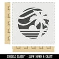 thumbnail image 2 of Beach Sunset Scene Tropical Ocean DIY Cookie Wall Craft Stencil - 5.5 Inch, 2 of 5