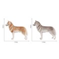thumbnail image 4 of Figurines de Chien Modèle Simulation Mignon Réaliste Husky Figurines d'Action Jouets Cognitifs pour Enfants Cadeaux Collection, 4 of 6