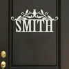 Personalized White Wood Name Door Plaque