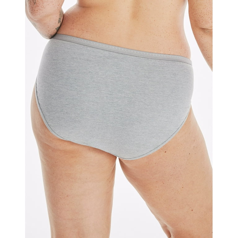 Hanes Ultimate Women's Breathable Hi-Cut Underwear, 6-Pack Soft
