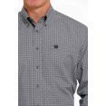 thumbnail image 2 of Cinch Light Grey Geometric Print - Mens Shirt  - Mtw1105499, 2 of 4