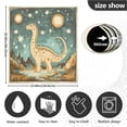 thumbnail image 5 of Yayeee Magnetic Dishwasher Cover for The Front Decoration Home Kitchen Machine Sticker Protector, Dinosaur with Stars, 5 of 6
