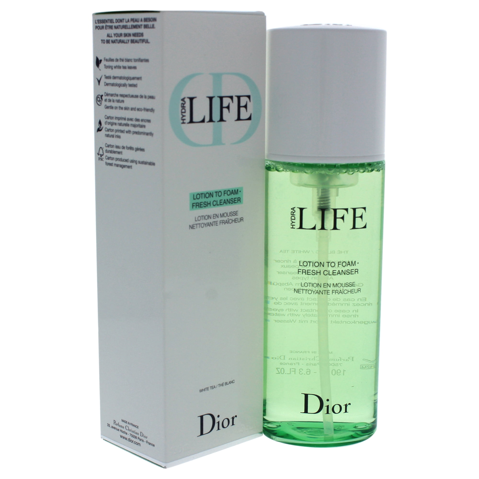 Christian Dior Hydra Life To Fresh Facial Cleanser, 6.3oz