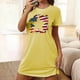 thumbnail image 1 of Camisón corto de talla grande para mujer, camisón de manga corta con estampado de pecho a la moda, camisón para mujer, 1 of 7