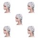thumbnail image 1 of Turbante elástico Qarigey de algodón para mujer, gorro de quimio, bufanda preatada, pañuelo para la cabeza, talla única, 1 of 6