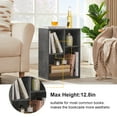 thumbnail image 6 of VECELO 2-Tier Bookcase with Storage Shelves, 21.3" Modern Bookshelf for Organizer Display Stand Home Office, Vertical or Horizontal, Gray, 6 of 8