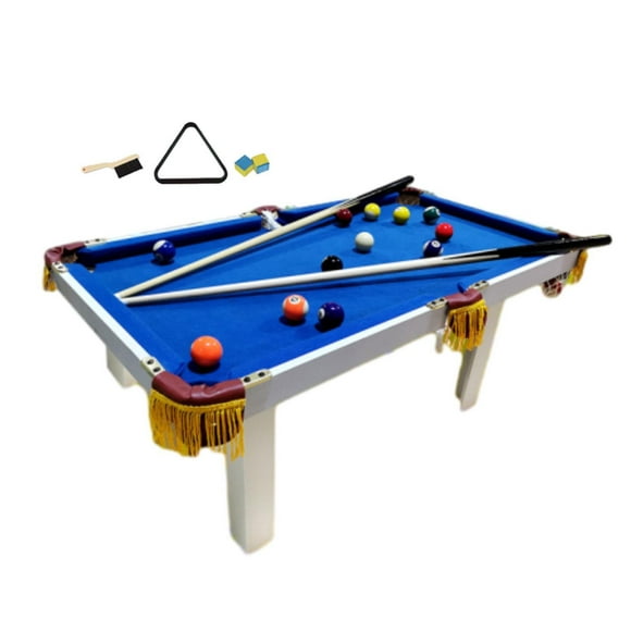 S SERENABLE Billiards Game Mini Tabletop Pool Table Set Pool Game Interactive Toy Desktop Billiards Sets Game Toy for Travel Kindergarten