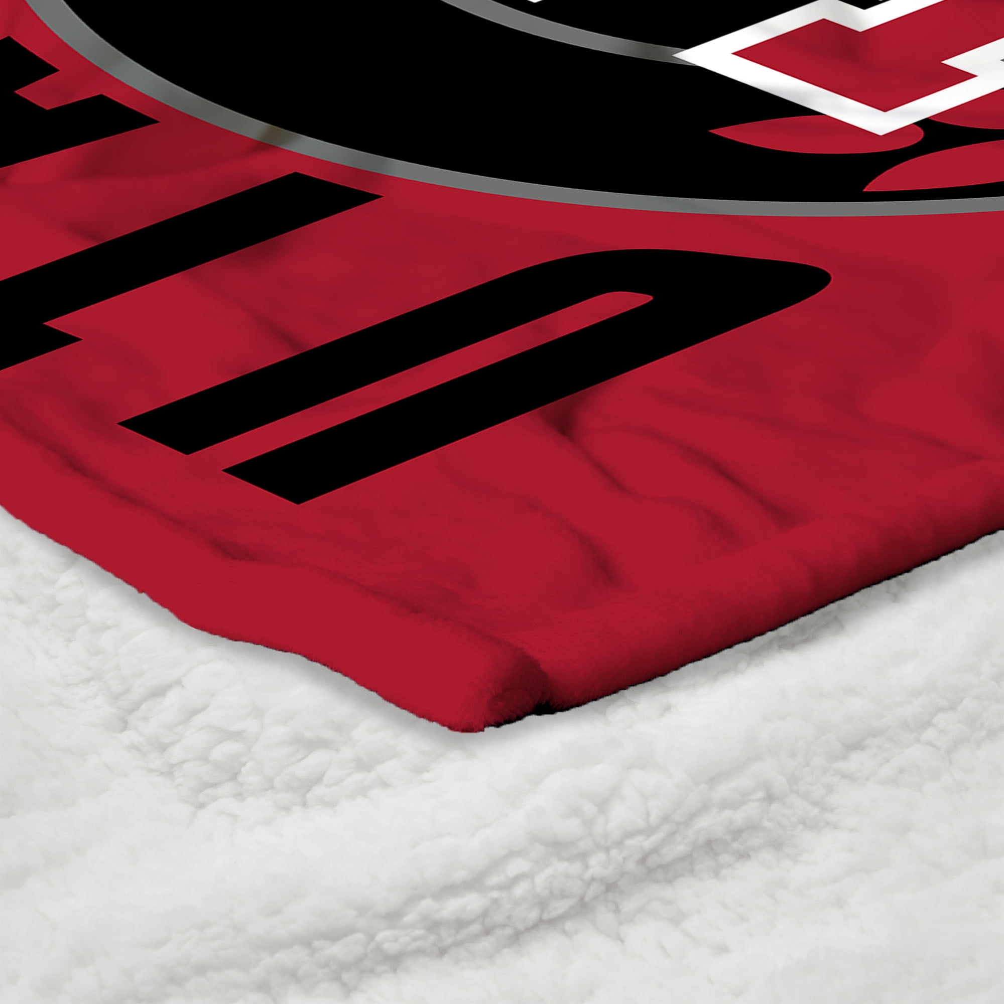 Utah NCAA Apex Silk Touch Sherpa Throw 50x60 inches