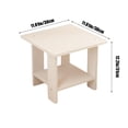 shyuyusa Square Side Table Small Coffee Table Minimalist Design for ...