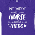 thumbnail image 4 of Inktastic My Daddy is a Nurse and a Hero Boys or Girls Baby Bodysuit, 4 of 5