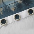 thumbnail image 4 of Feelyou Blue Wooden Plank Black Out Curtains, Tree Plant Botanical Curtains Pack of 2 (42x63 Each), Western Jungle Deer Bedroom Curtains, Window Curtains Decor, 4 of 6
