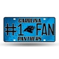 thumbnail image 1 of Carolina Panthers License Plate - #1 Fan, 1 of 1
