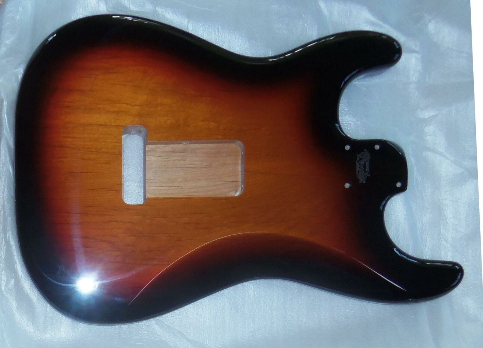 Fender® MIM HSH Deluxe Sunburst Strat Body~2 Post Bridge~4.6 Lbs~Contoured-New