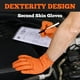 thumbnail image 4 of Guantes desechables TitanFlex Heavy Duty de nitrilo naranja, 6 ml, 4 of 9