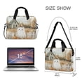 thumbnail image 3 of FORMRS 16" Laptop Bag Carrying Sleeve Case with Handle Travel Shoulder Briefcase, Cute Halloween Pumpkins, 3 of 8
