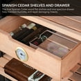 thumbnail image 2 of Whynter CHC-120S Stainless Steel 1.2 cu. ft. Cigar Humidor, 250 Capacity, Spanish Cedar Shelves, Adjustable Thermostat, 2 of 4